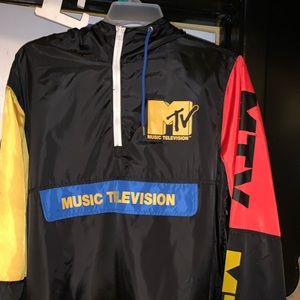 MTV windbreaker hoodie